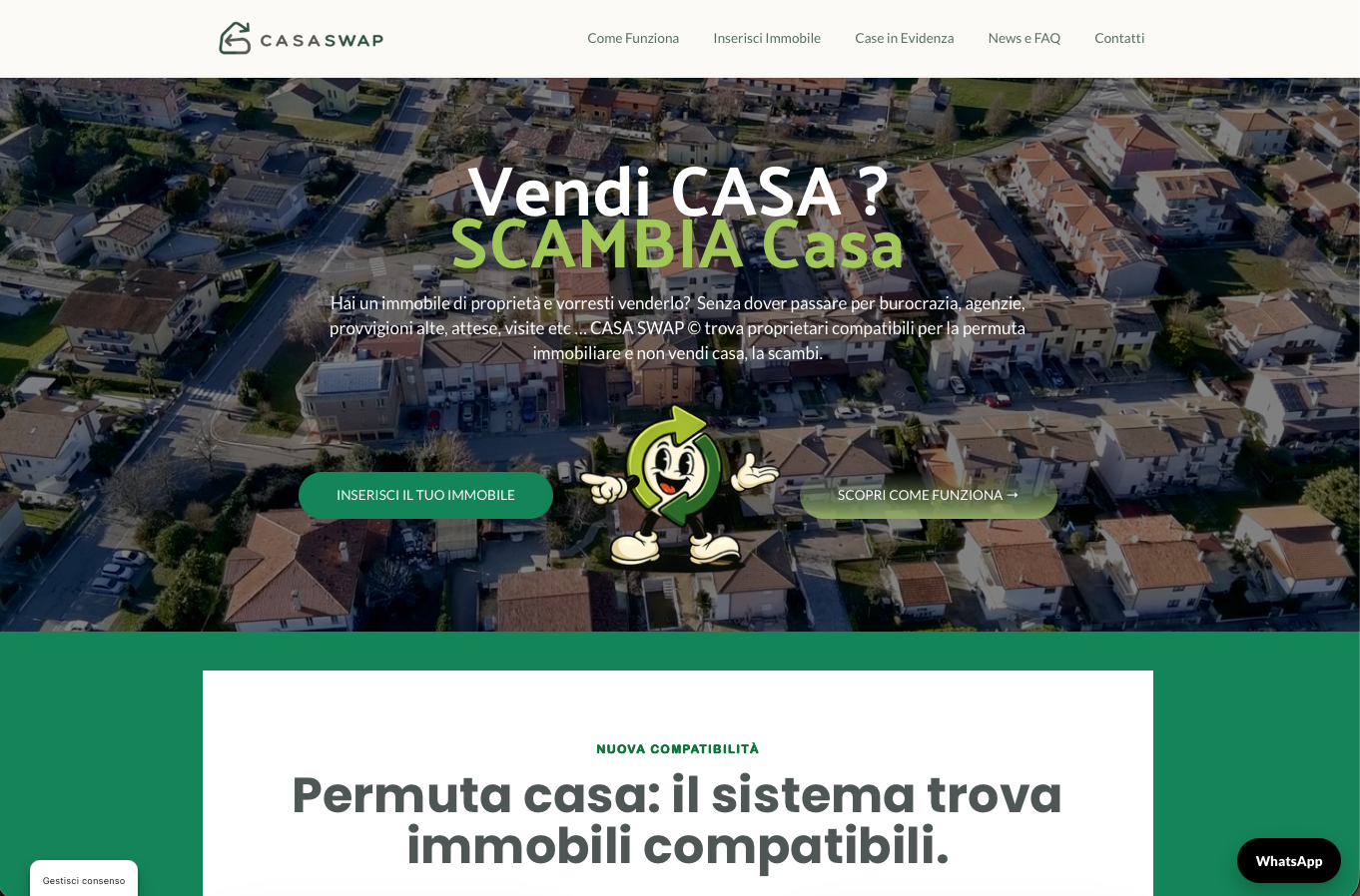 Anteprima della piattaforma CasaSwap